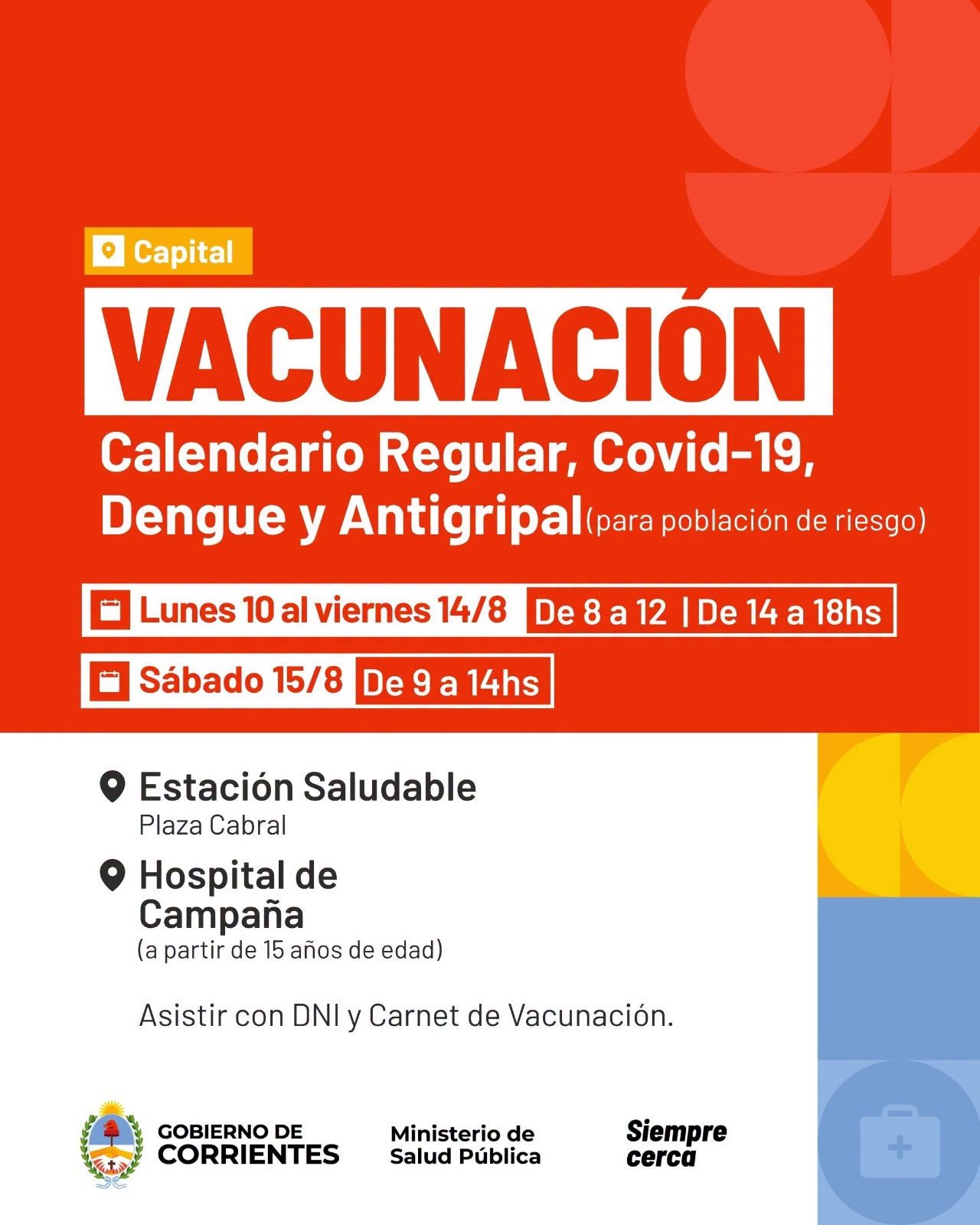 Campaña de vacunación